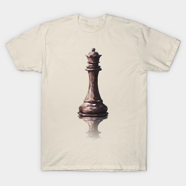queen low poly T-Shirt by psychoshadow